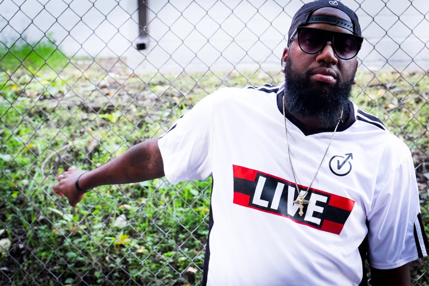 Joe Major in the Live Above brand ambassador jersey shoot