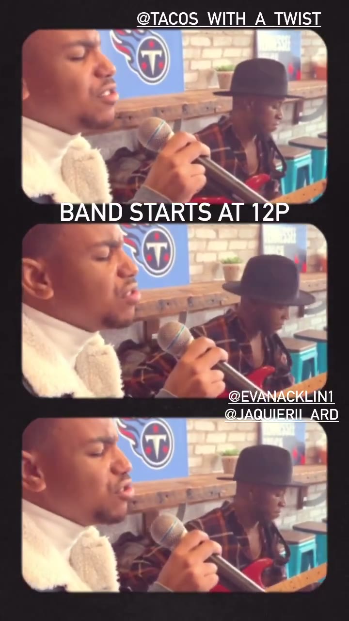 Band starts at 12 — Evan Acklin live