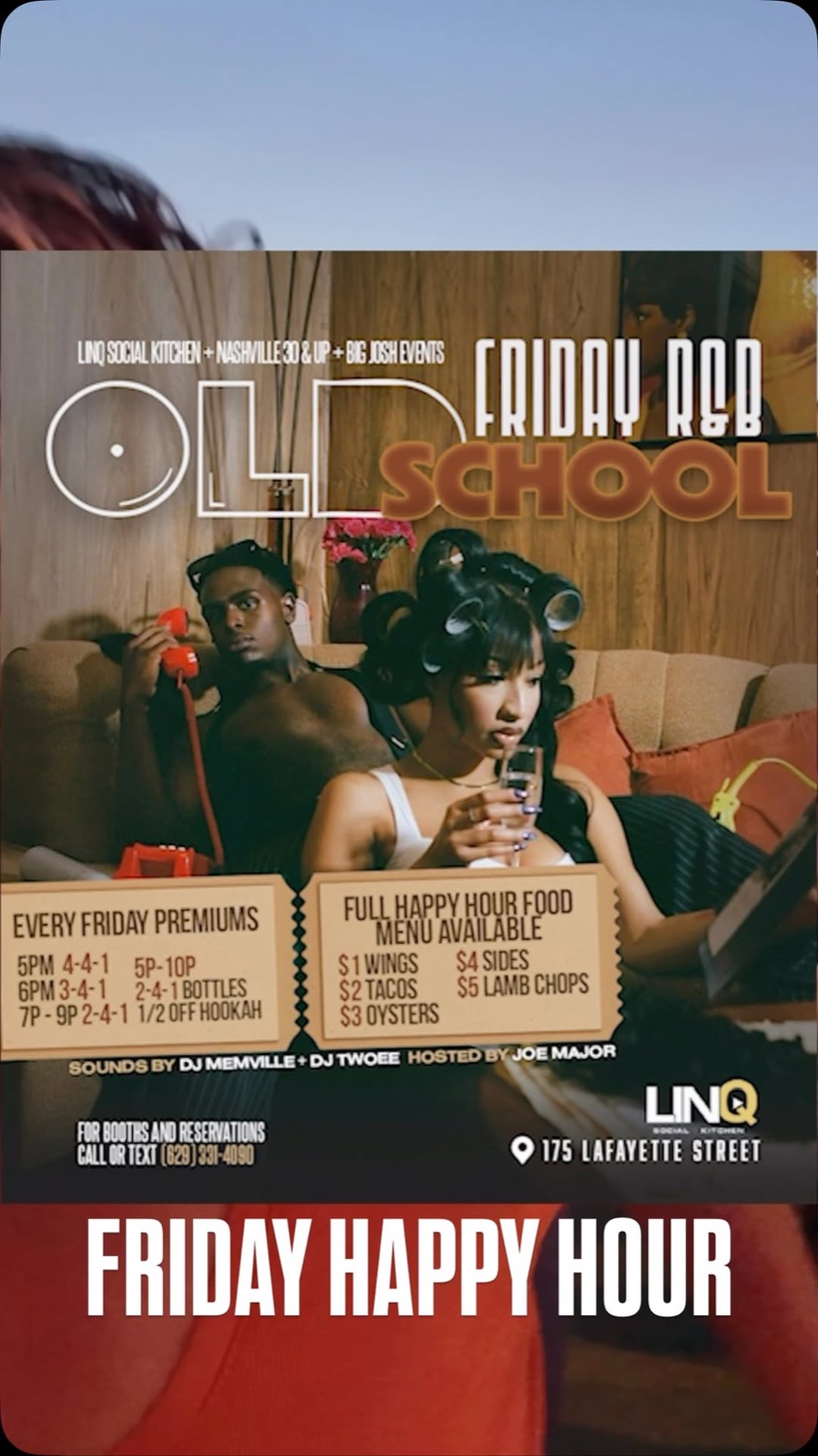 Friday R&B at LINQ Social Kitchen