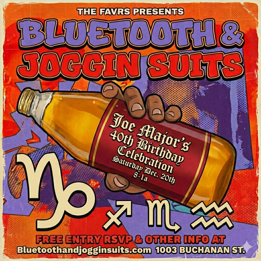 Bluetooth & Joggin Suits - Joe Major's 40th Birthday Celebration